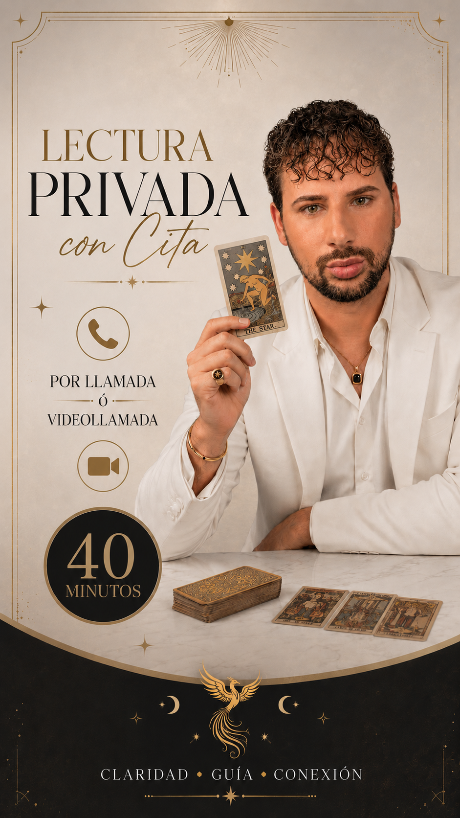 LECTURA DE TAROT DE 40 MINUTOS ( CON CITA )