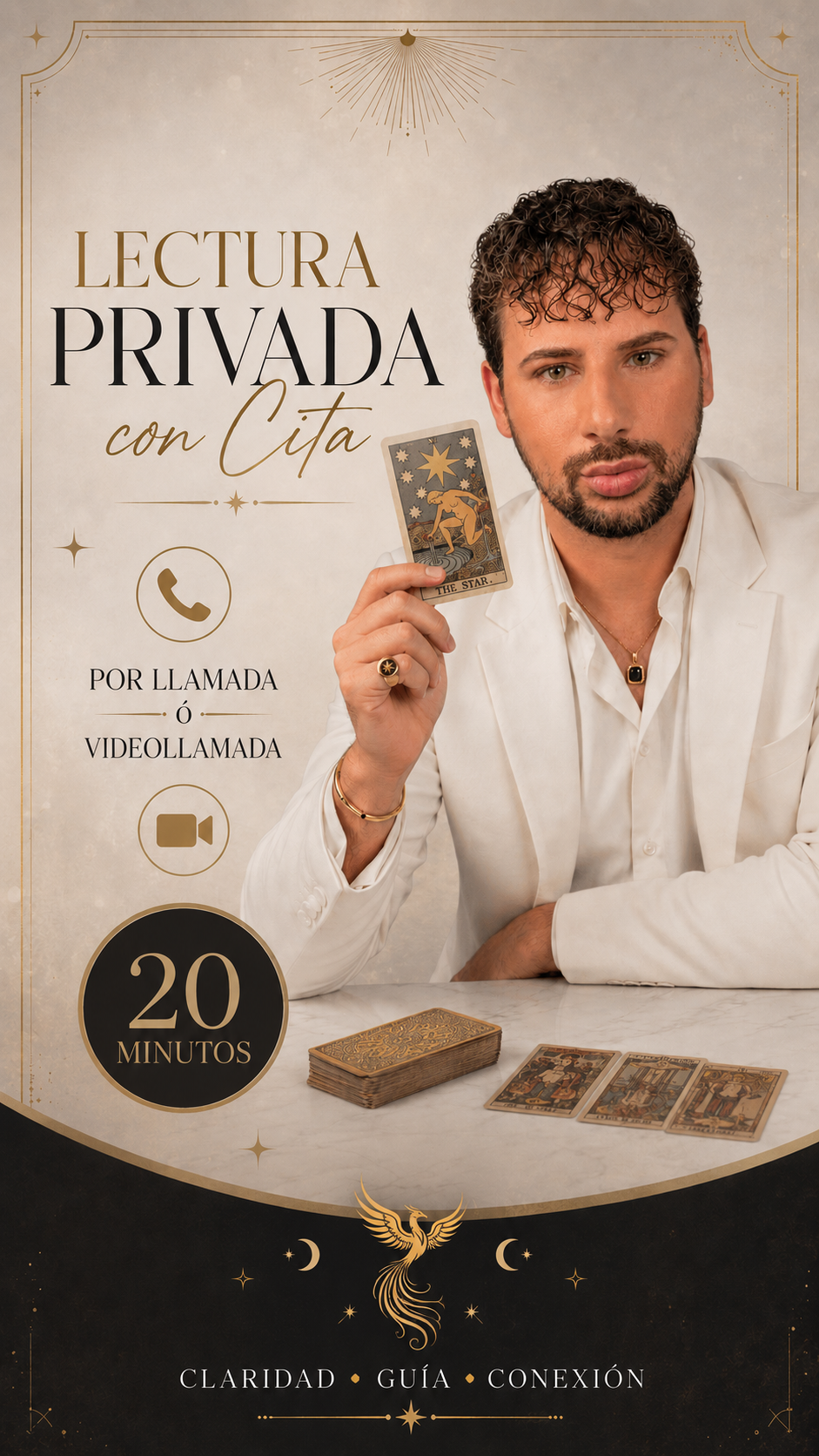 LECTURA DE TAROT DE 20 MINUTOS  ( CON CITA )