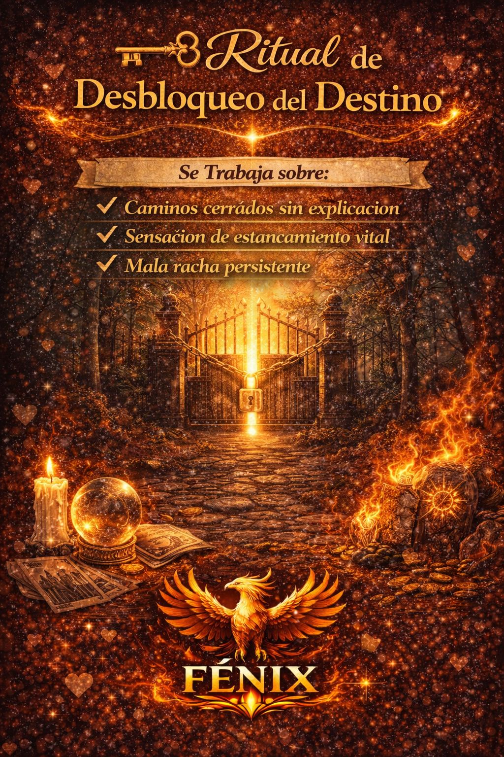 Ritual de Desbloqueo del Destino FÉNIX
