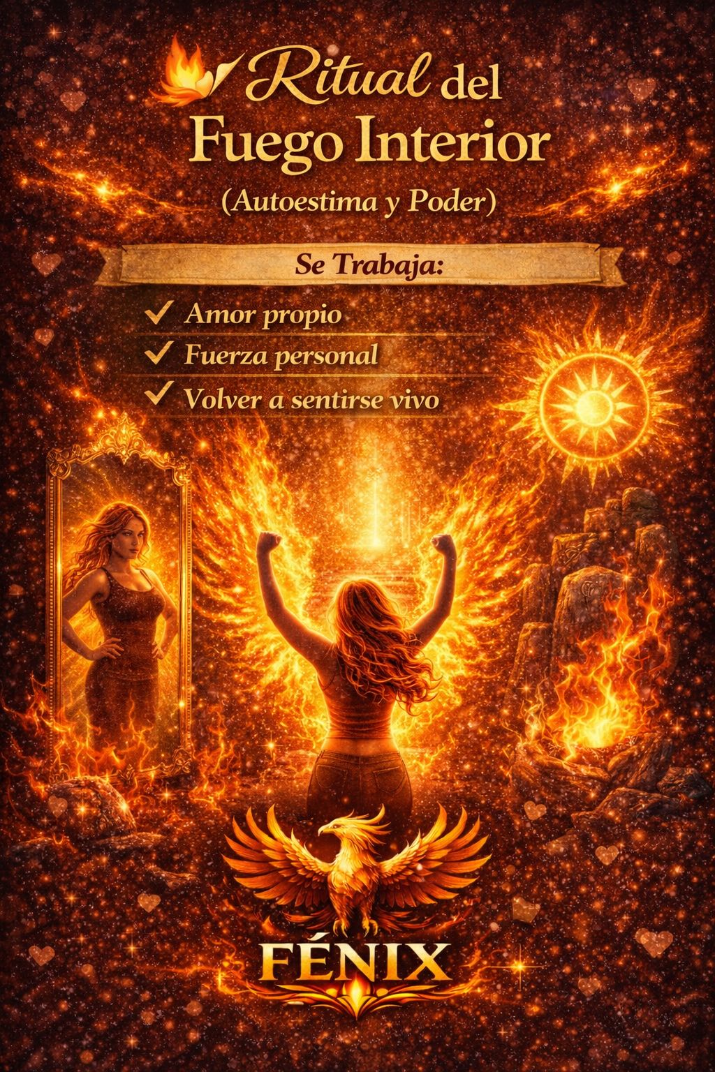 Ritual del Fuego Interior FÉNIX (Autoestima y Poder)