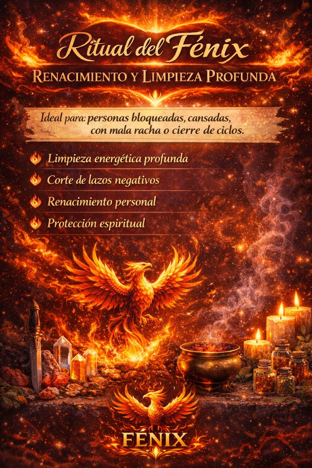 Ritual del Fénix – Renacimiento y Limpieza Profunda