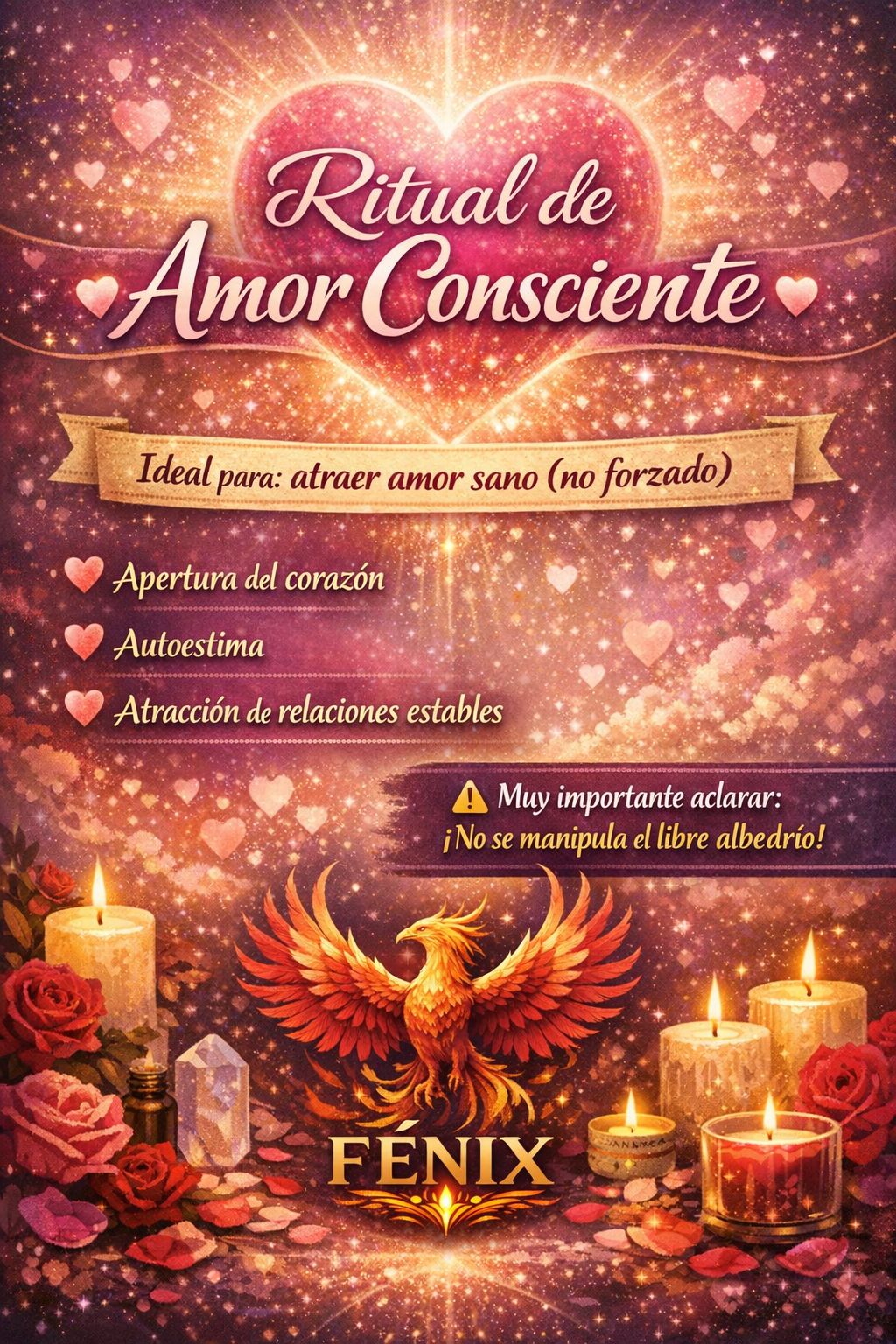 Ritual de Amor Consciente FÉNIX
