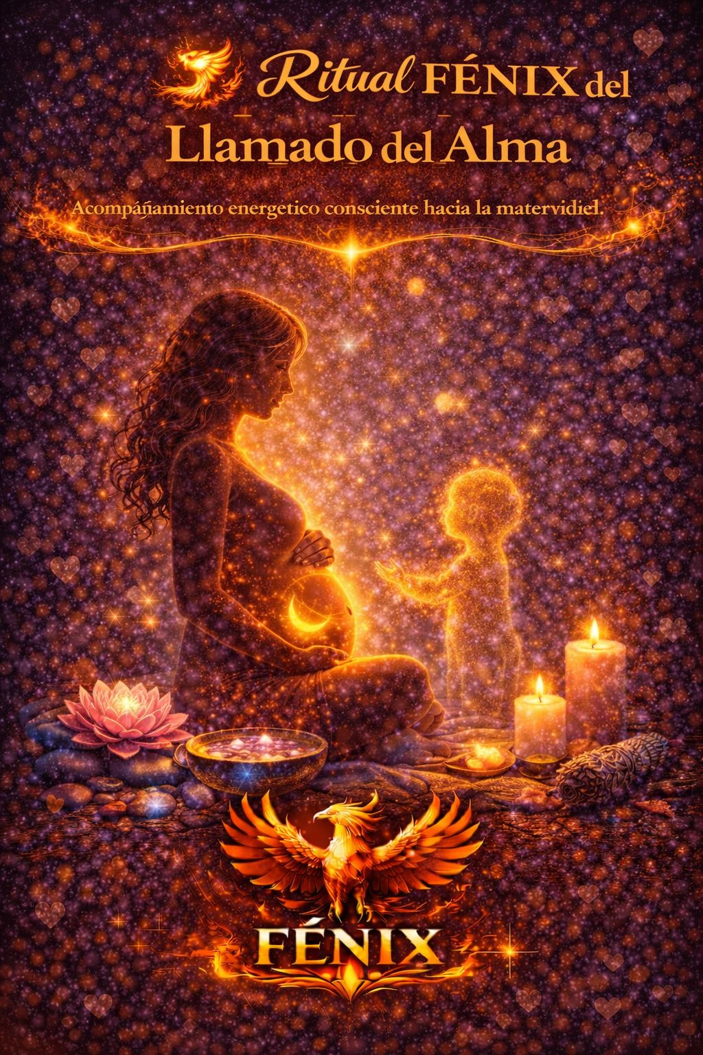 Ritual FÉNIX del Llamado del Alma Acompañamiento energético consciente hacia la maternidad