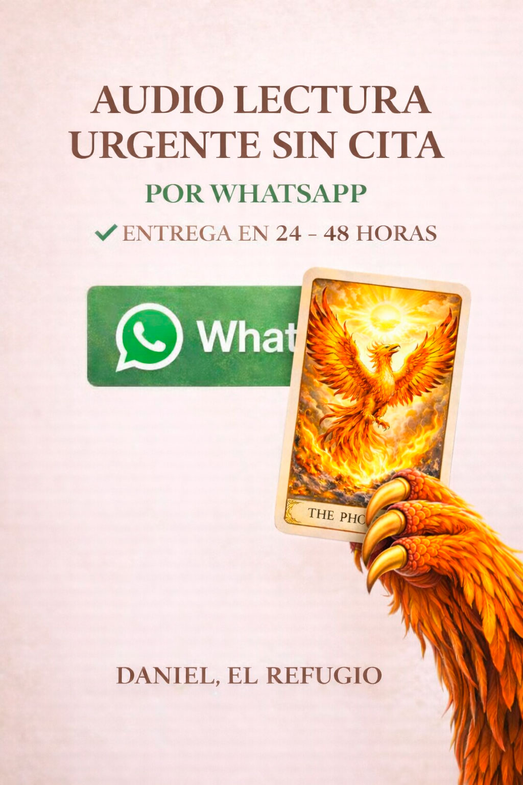 Audio Lectura Urgente sin Cita por WhatsApp